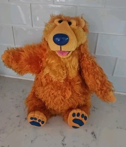 1999 SNIFFING & TALKING 14" BEAR IN THE BIG BLUE HOUSE PLUSH TOY BY MATTEL WORKS - Picture 1 of 6
