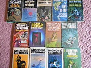 MIGNON G. EBERHART PAPERBACK LOT(13) 1963-1974 - Foto 1 di 5