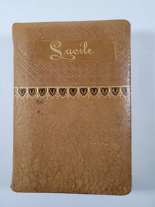 Vintage 1860 Wildleder überzogen Lucile Buch von Owen Meredith vergoldete Kanten handgebunden - Bild 1 von 8