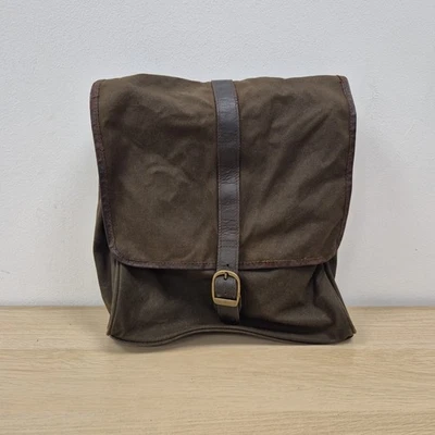 Barbour Letter Post Mail Reitertasche Wachs Baumwolle Umhängetasche Messenger Bag - Bild 1 von 4