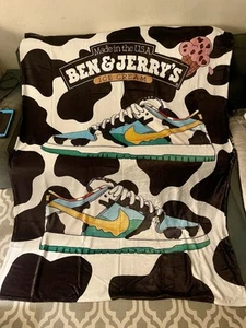 Ben & Jerry Chunky Dunk Blanket 80x60 Queen Size - Picture 1 of 1
