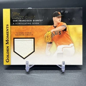 2012 Topps - Golden Moments Relics Series 1 Matt Cain #GMR-MCA (MEM) - Picture 1 of 3