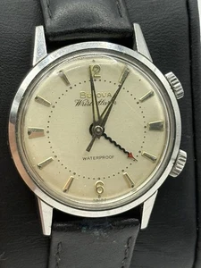 Reloj de vestir Bulova pulsera alarma acero inoxidable para hombre raro - Imagen 1 de 9