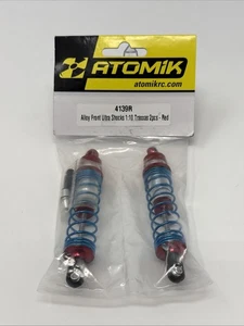 Traxxas 1:10 Alloy Front Ultra Shocks, Red by Atomik - New in Package - Picture 1 of 5