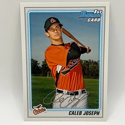2010 Bowman Caleb Joseph 1st RC #55 BAL - Image 1 of 2