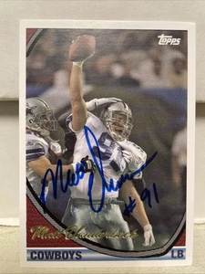 Carta autografata Matt Vanderbeek personalizzata retrò Dallas Cowboys - Foto 1 di 2