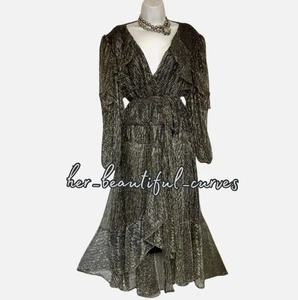 TOGETHER SHIMMERING THREADS EVENING OCCASION PARTY DRESS SIZE 24 - Picture 1 of 6