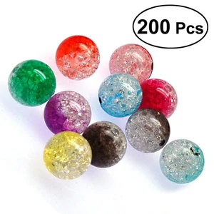 200 piezas dijes a granel para fabricación de joyas suministros artesanales cuentas de vidrio para - Imagen 1 de 11