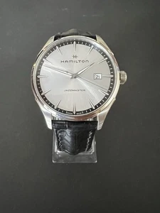 Hamilton H324510 Jazz master Silver Dial Men's 40mm Quartz Watch - Picture 1 of 20