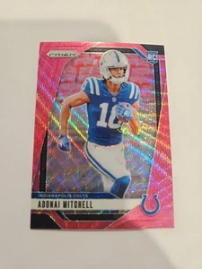 2024 Panini Prizm - Rookies Adonai Mitchell #303 Pink Prizm (RC) - Bild 1 von 2