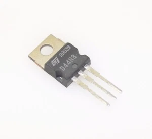 SGS D44H8 NPN 60V, 10a, TO-220ab bjt transistor, new Qty-20 - Picture 1 of 2
