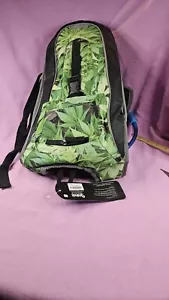 New W/Tags Spencer’s Cannabis Leaf 2L Hydration Backpack Water Pack Hiking, Camp - Picture 1 of 8