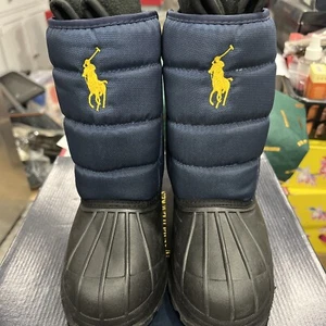 Polo Ralph Lauren Vancouver EZ Unisex Children's Boots Size 3 - Picture 1 of 5