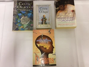 x4 Books-Celtic Oracle, Celtic Magic, Divination, Sixth Sense, Signs & Meaning - Picture 1 of 4