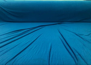 Tanboocel Bamboo Spandex Fabric 4 way Stretch Teal B213 - Picture 1 of 1