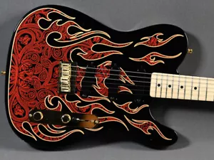 Fender Telecaster James Burton Red Paisley Flames - Bild 1 von 12
