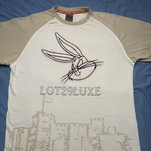 Vintage LOT 29 LUXE XL T-Shirt BUGS BUNNY Y2K Hip Hop Street Wear Lot29luxe Rare - Picture 1 of 7