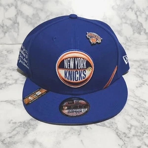 New York Knicks New Era Cap Hat Snapback NBA19 Draft One Size Blue Embroidered - Picture 1 of 8