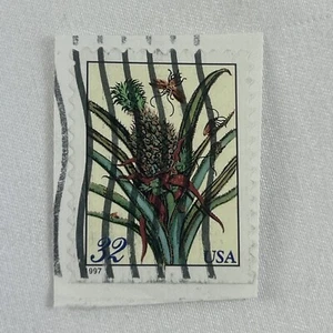 Marian Botanical Print Pineapple 32 US Postage Stamp 1997 Scott 3129 - Picture 1 of 1