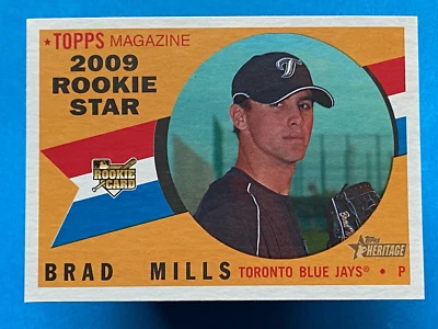 2009 Topps Heritage Brad Mills #523 - Image 1 of 2