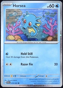 Pokemon TCG Horsea 010/064 2024 Shrouded Fable Cosmos Holo Promo Card - LP - Picture 1 of 5