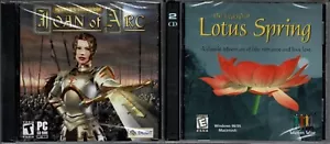 Legend of Lotus Spring and War & Warriors Joan of Arc Pc Brand New Win10 8 7 XP - Picture 1 of 2