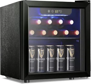 48 Cans (12 oz.) 1.3 cu.ft Beverage Cooler Wine Storage and Reversible Door - Picture 1 of 7