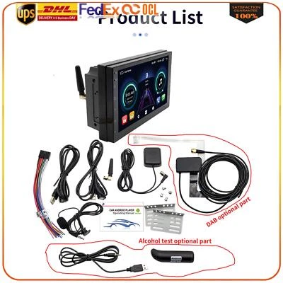 7'' Android 1+16G MP5/MP3 Player Bluetooth GPS Navigation Radio Host S-072A New - Image 1 of 4