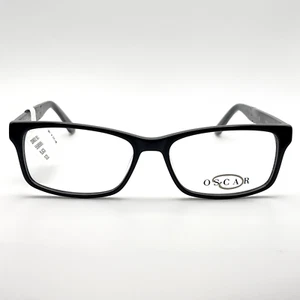 Oscar de la Renta OSM832 001 Mens Eyeglass Frames Full Rectangle Black 55-16-145 - Picture 1 of 10