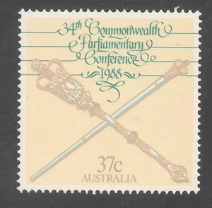 Australia #1094 (A395) VF MNH - 1988 37c 34th Scepter and Mace  - Picture 1 of 1
