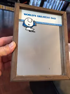 Vintage American Greetings - Ziggy - World's Greatest Dad - Spiegel Vatertagsgeschenk - Bild 1 von 5