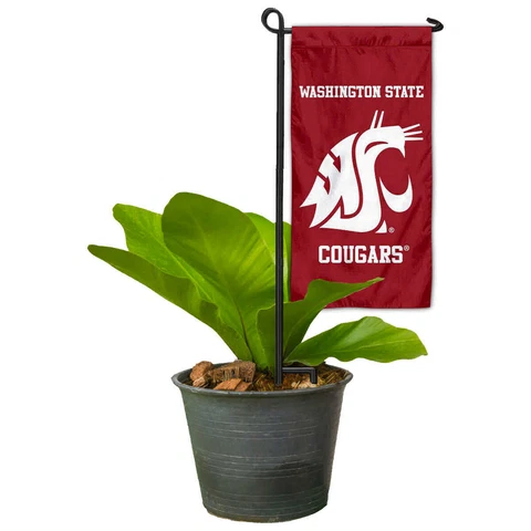 Washington State WSU Table Centerpiece and Mini Garden Flag Topper Marker Cover