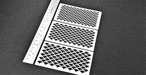 3er Set Fischwaage Muster Schablonen kleine Größe Gesicht Körper Airbrush Farbe FX - Bild 1 von 1