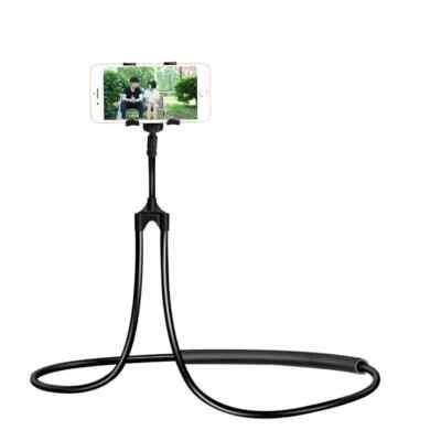 Soporte para teléfono móvil cuello colgante perezoso accesorios de montaje para teléfono celular ajustable 360 Foto 1 de 4