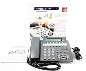FMN Alpha Euro 30 ISDN Komfort-Telefon Graphitgrau - Retro / Sammlerstück - Bild 1 von 1