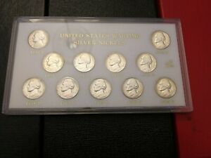 United States Wartime Silver Nickels - Exquisite Set! Curated over the years.