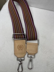 Consuela Bright Multicolor Striped Replacement Crossbody Purse Adjustable Strap - Picture 1 of 3