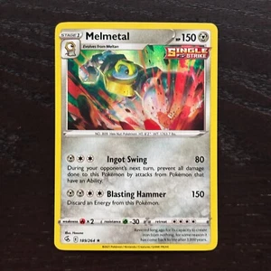 Melmetal 189/264 Pokemon Fusion Strike Sword & Shield Holo Rare Card NM - Picture 1 of 2