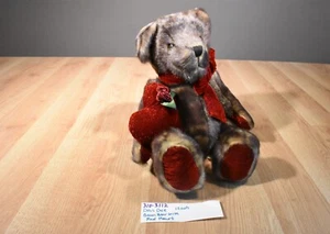 Dan Dee Brown Teddy Bear Plush with Red Heart Pillow and Rose(310-3112) - Bild 1 von 5