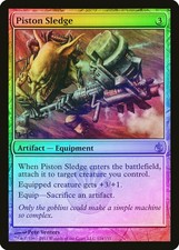 Piston Sledge FOIL Mirrodin Besieged NM Artifact Uncommon MAGIC CARD ABUGames