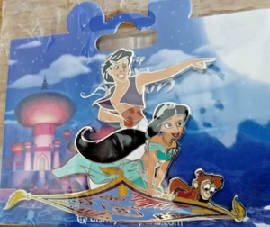 Pin Jumbo Alfombra Voladora Jasmine Abu Aladdin Disney Land París Dlp Abril 2023 - Imagen 1 de 5