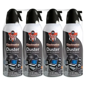4 Pack Falcon Dust-Off Compressed Gas Electronics Duster 10oz. - Picture 1 of 4