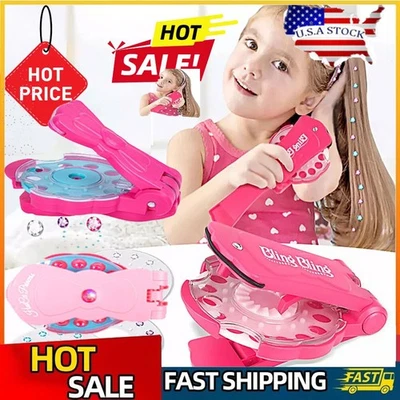 Shining Bling Diamond Hair Sparkle Stapler Machine Set Gems for Decor Girls Gift - Image 1 of 4