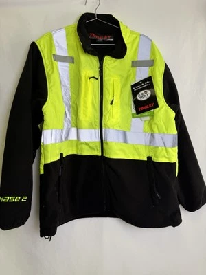 Chaqueta polar pesada Tingley Phase 2 alta visibilidad clase 2 2X *NUEVA Foto 1 de 4
