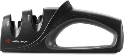 WÜSTHOF 2-Stage Hand-Held Sharpener, Black Two-Stage,  - Image 1 of 4