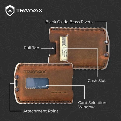 Trayvax Ascent Wallet, RFID Front Pocket Money and Credit Card Holder, Minimalis - Image 1 of 4