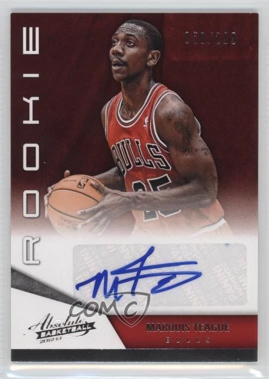 2012-13 Absolute Rookie /299 Marquis Teague #236 Rookie Auto RC - Image 1 of 2
