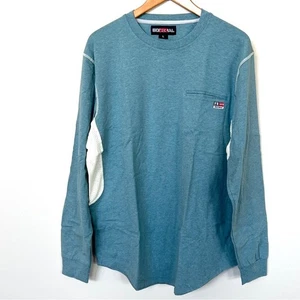 Neu BOCOMAL Flame Resistant FR Langarm Rundhals belüftet T-Shirt Herren GRÖSSE L - Bild 1 von 11