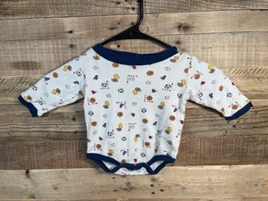 Babyworks Body Manica Lunga Bianco Palline Sportive Ragazzo (0-3 Mesi) Neonato Un Pz - Foto 1 di 5