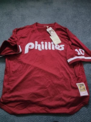 Mitchell & Ness Authentic Darren Daulton Philadelphia Phillies Jersey Men's 3XLB - Image 1 of 4